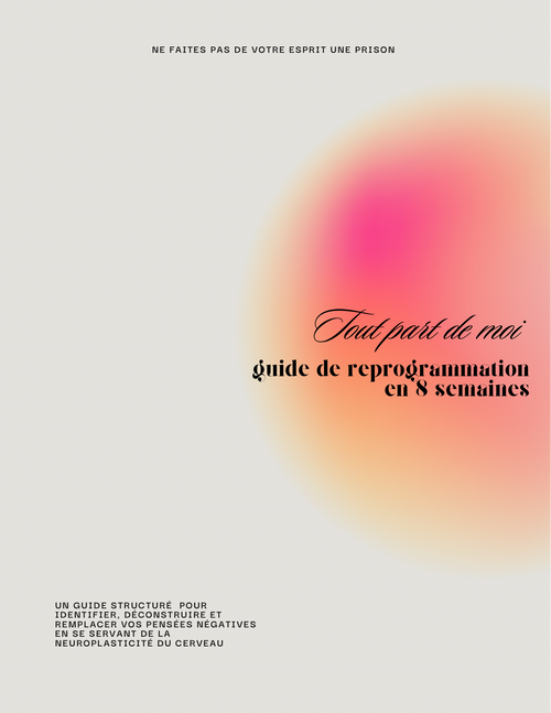 Tout part de moi – guide de reprogrammation mentale en 8 semaines
